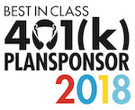 Learn more at https://www.plansponsor.com/awards/2018-best-class-401k-plans/?pid=104786